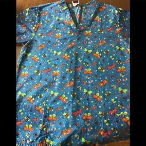 Scrubs Med Gear Scrub Top L